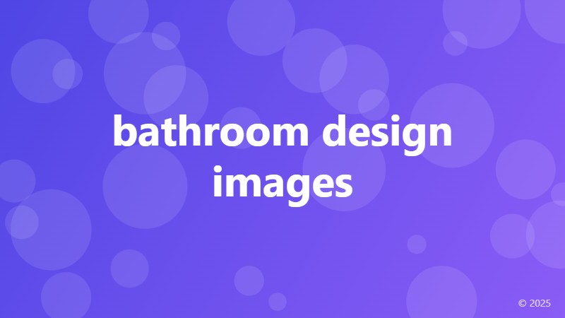 bathroom design images