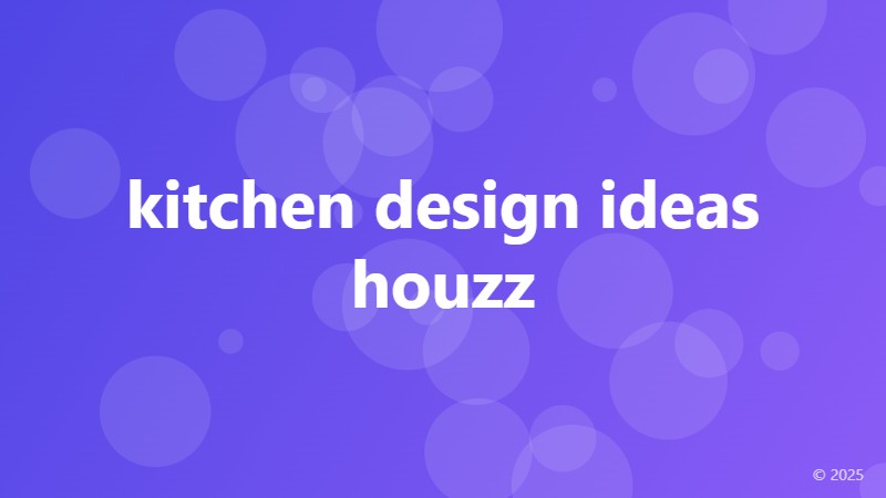 kitchen design ideas houzz