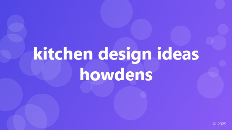 kitchen design ideas howdens