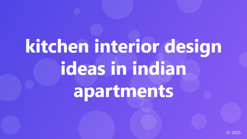 kitchen interior design ideas in indian apartments