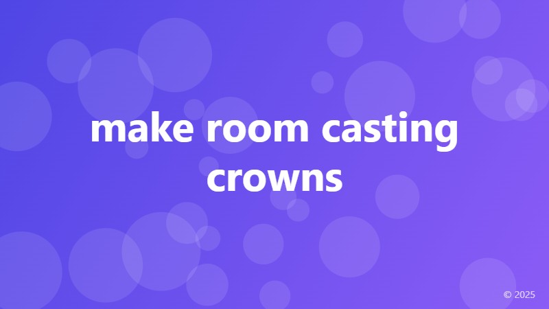 make room casting crowns